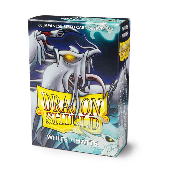 Dragon Shield: Sleeves (60ct) Matte - White (Japanese)