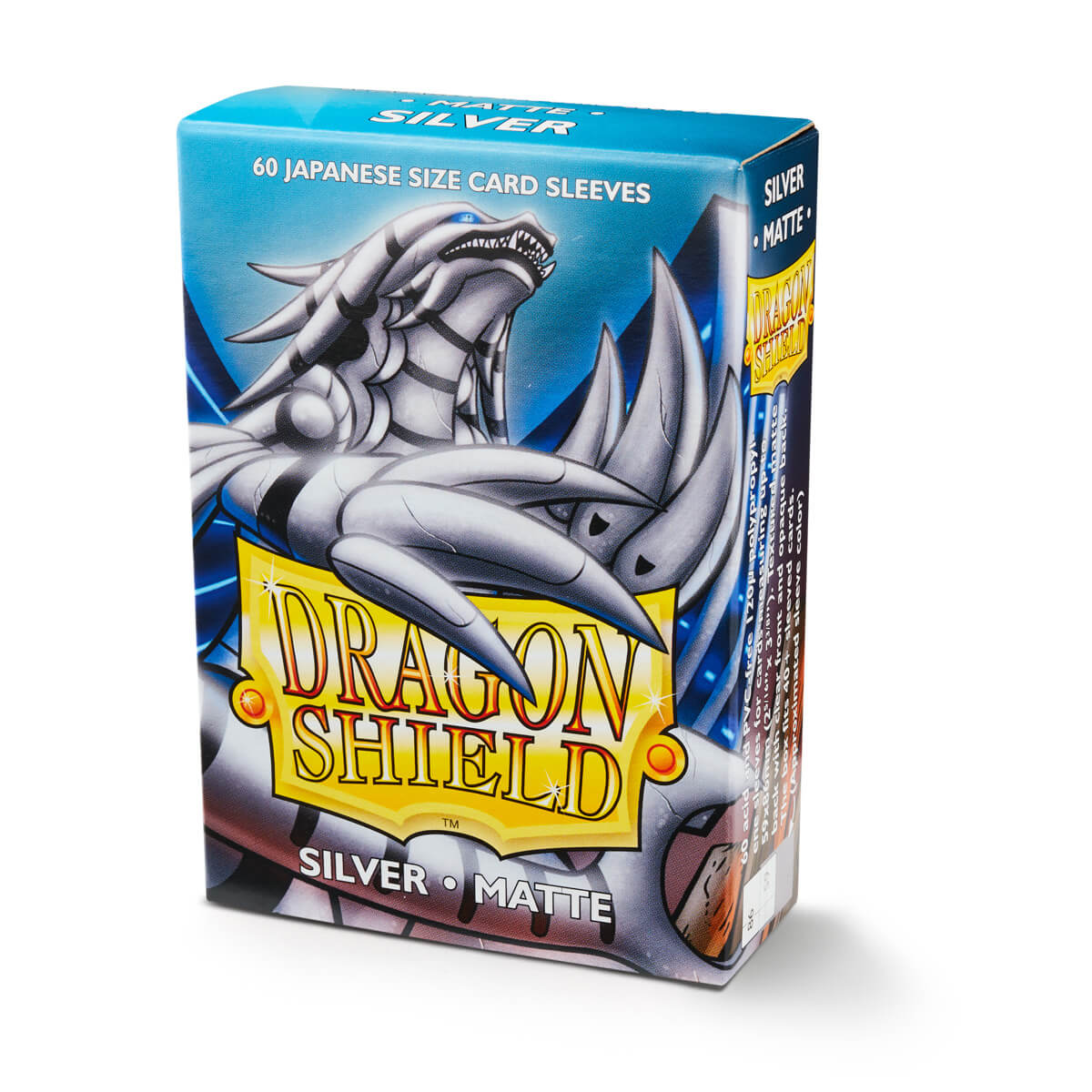 Dragon Shield: Sleeves (60ct) Matte - Silver