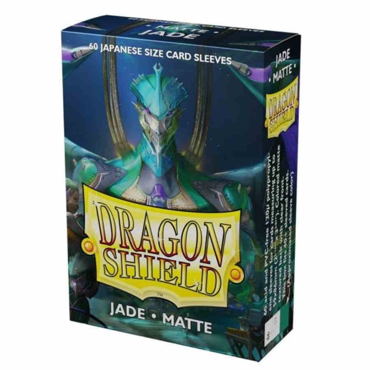 Dragon Shield: Sleeves (60ct) Matte - Jade (Japanese)