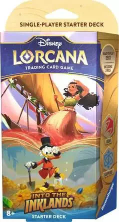 Disney Lorcana TCG: Into The Inklands Starter Deck - Plenty of Pluck Ruby/Sapphire