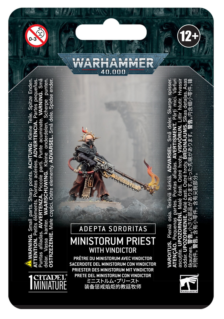 Adeptus Sororitas: Ministorum Priest with Vindictor