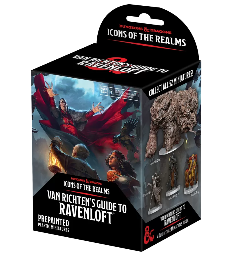 D&D Icons of the Realms Miniatures Van Richtens Guide to Ravenloft Booster Box