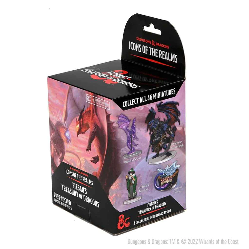 D&D Icons of the Realms Miniatures Fizban's Treasury of Dragons Booster Box