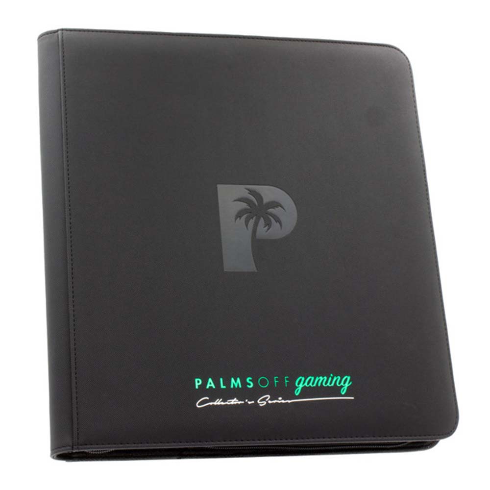 Palms Off Collector's Series 12 Pocket Zip Binder - Black