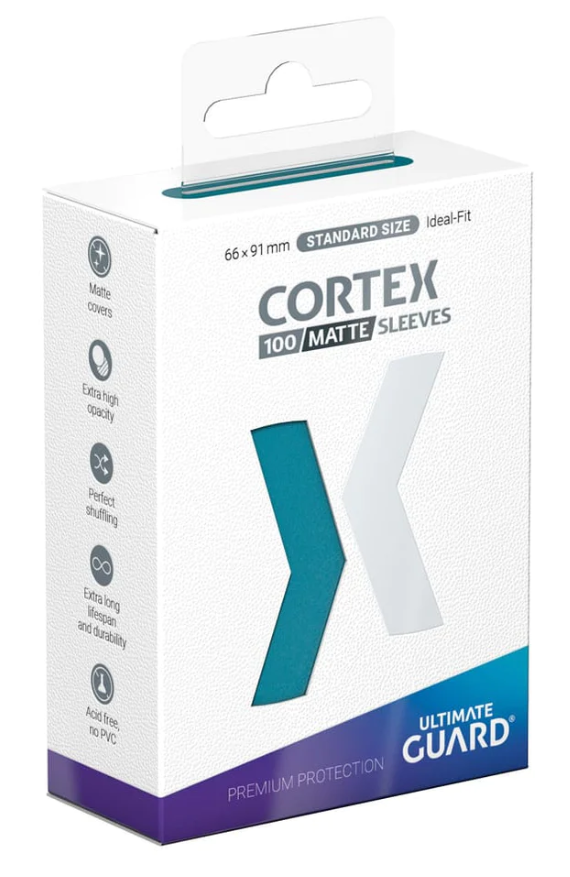 Ultimate Guard Cortex Sleeves 100ct - Matte Petrol