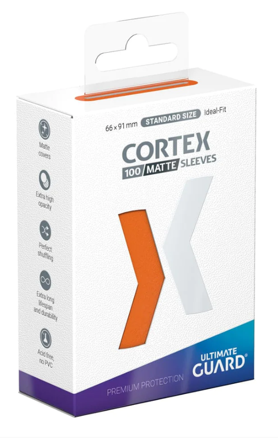 Ultimate Guard Cortex Sleeves 100ct - Matte Orange