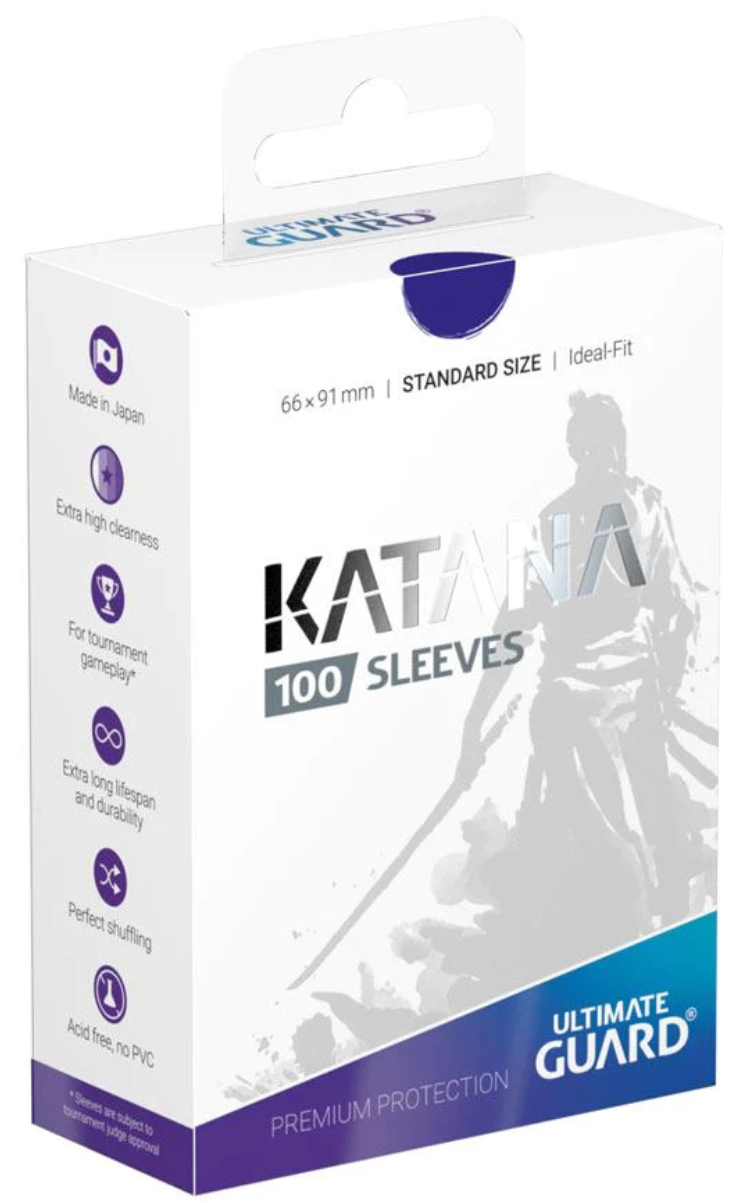 Ultimate Guard Katana Sleeves 100ct Standard - Blue