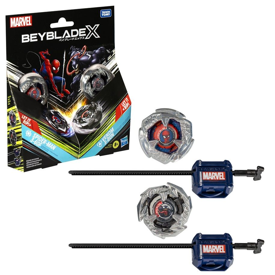 Beyblade - X - Marvel Collab Spider-Man 3-60F & Venom 3-80N