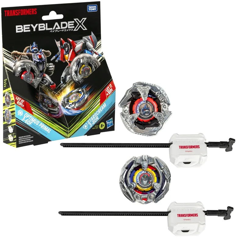 Beyblade - X - Transformers Collab Multipack Optimus Primal 3-60F & Starscream 3-90N