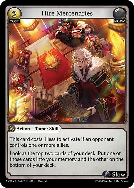 Hire Mercenaries - Mortal Ambition - (Normal) - Coll # 47