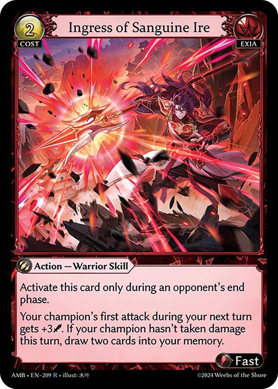 Ingress of Sanguine Ire - Mortal Ambition - (Normal) - Coll # 209