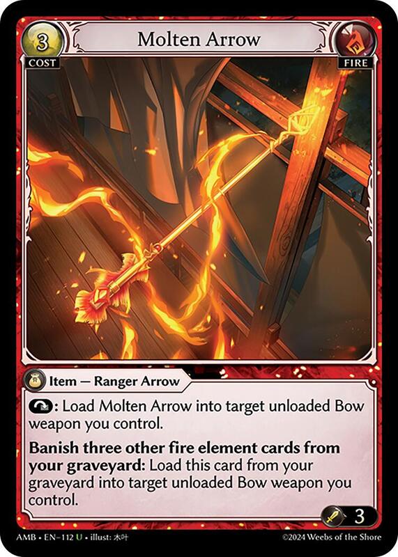 Molten Arrow - Mortal Ambition - (Foil) - Coll # 112