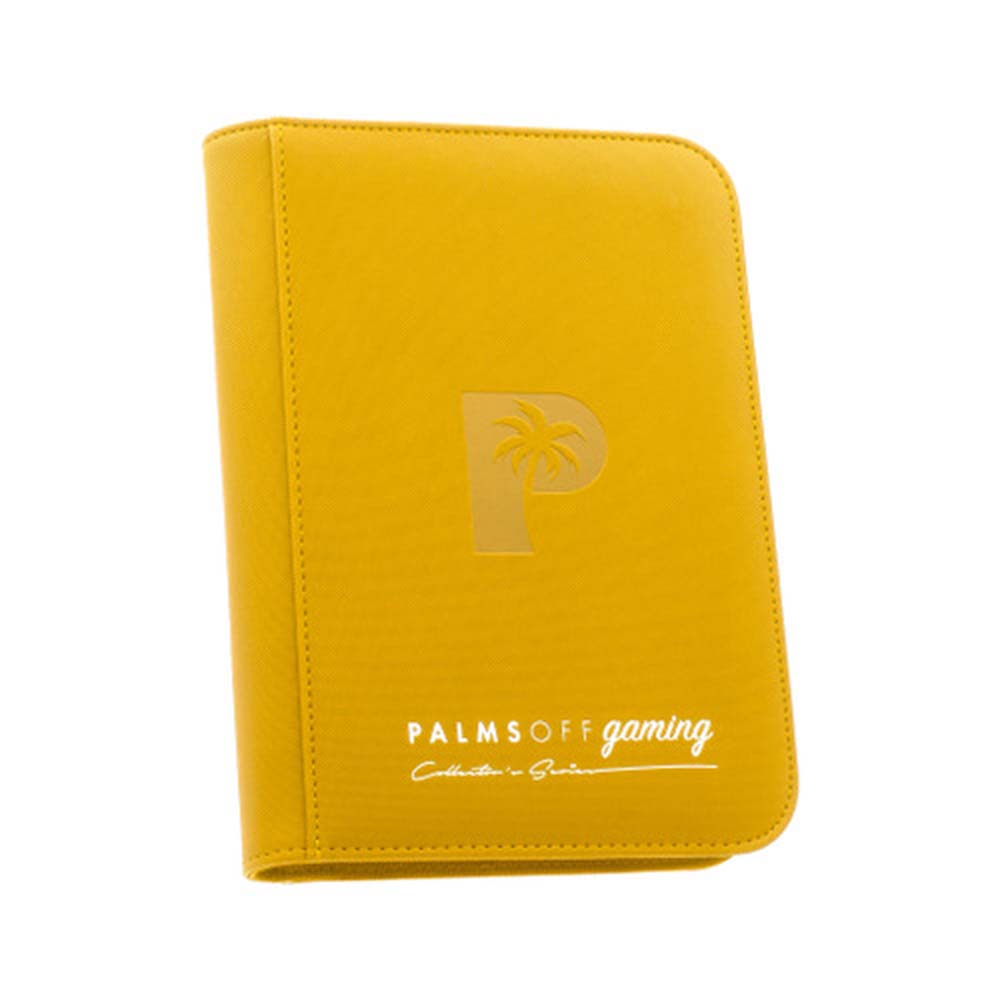 Palms Off Collector's Series 4 Pocket Zip Binder - Yellow