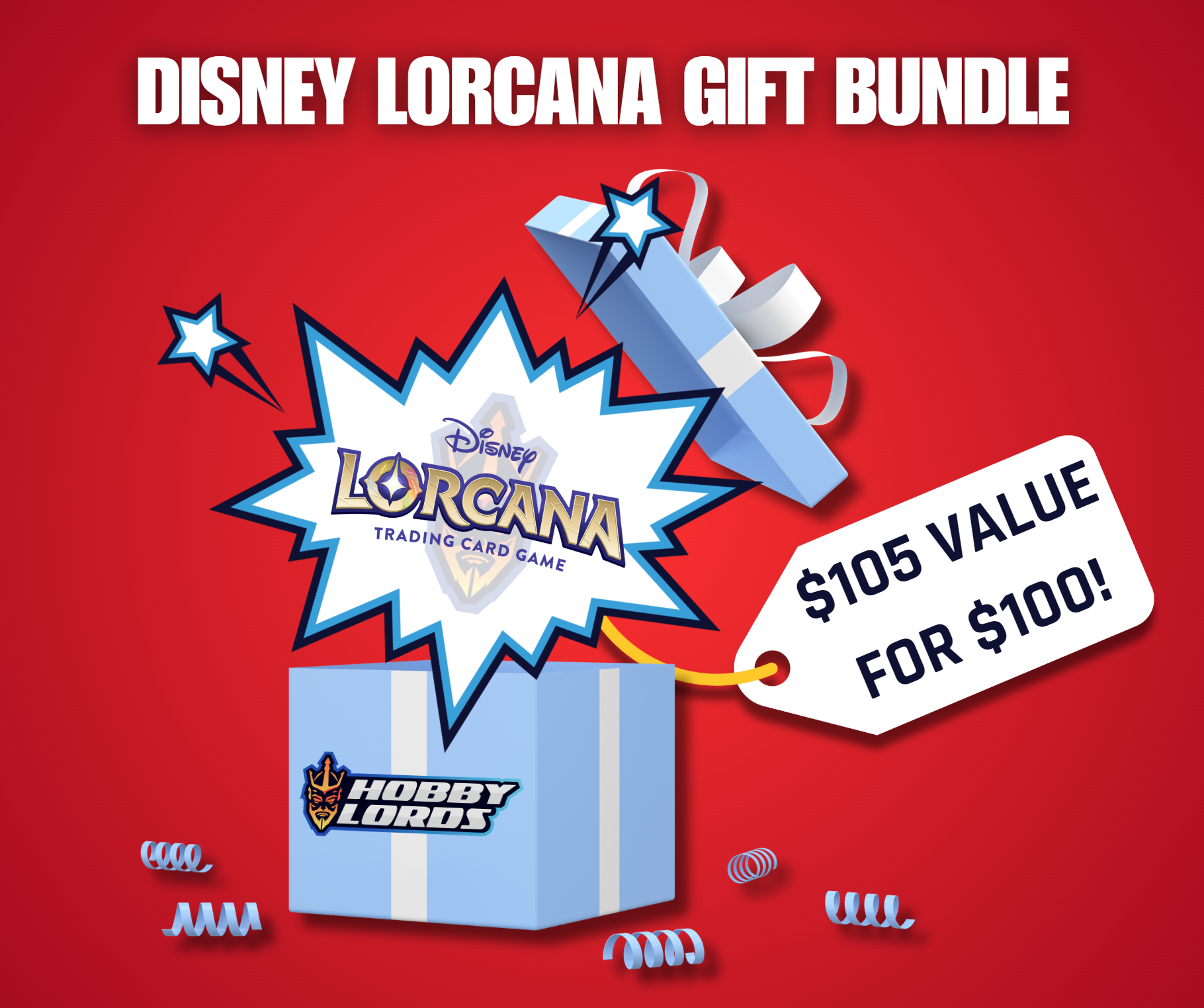 Disney Lorcana $100 Gift Bundle