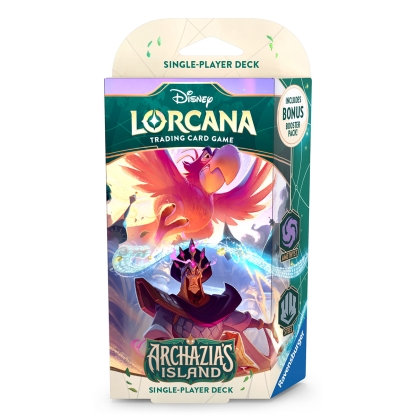 Disney Lorcana Archazia's Island Single-Player Deck - Amethyst & Steel