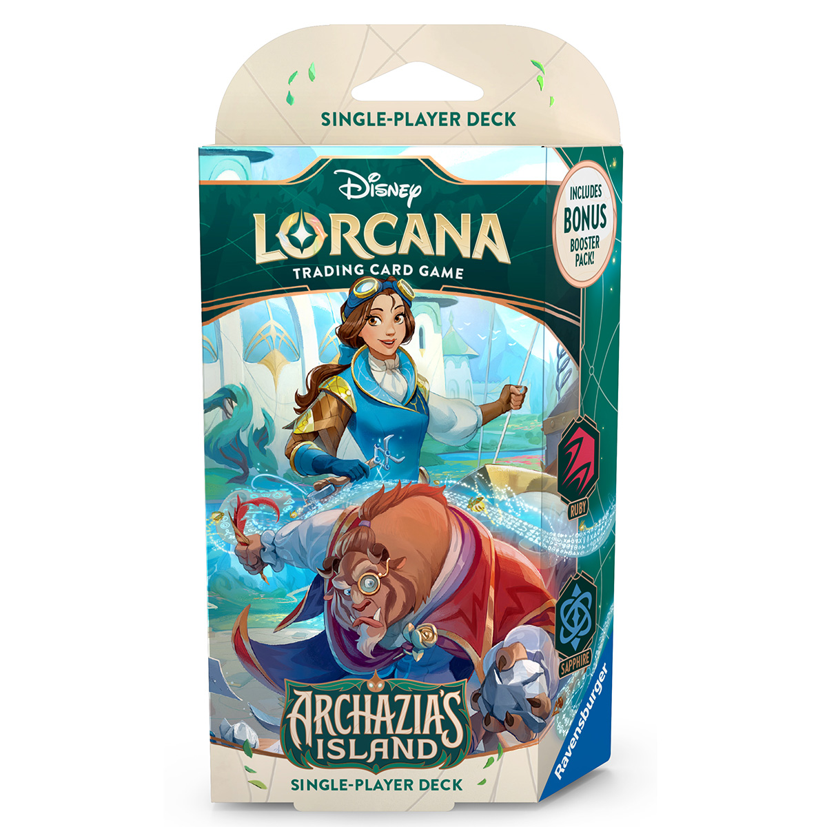 Disney Lorcana Archazia's Island Single-Player Deck - Ruby & Sapphire
