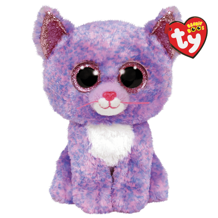TY Beanie Boos CASSIDY - Lavender Cat Reg