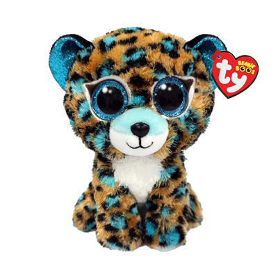 TY Beanie Boos COBALT - Blue Leopard Reg