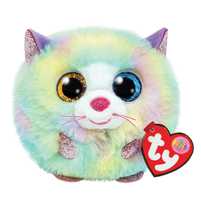 TY Beanie Balls HEATHER - Cat Ball