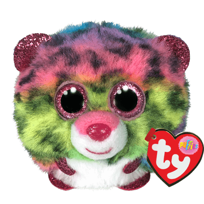 TY Beanie Balls DOTTY - Multicolor Leopard Ball