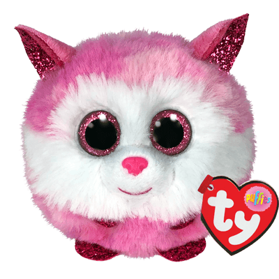 TY Beanie Balls PRINCESS - Pink Husky Ball