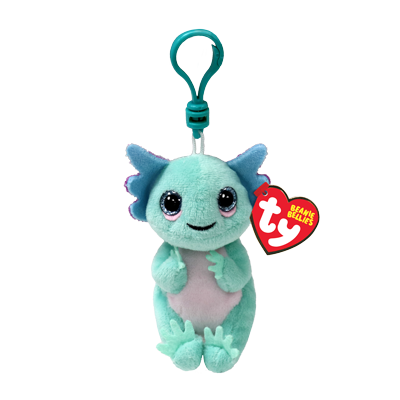 TY Beanie Bellies ALEX - Pastel Axolotl Clip
