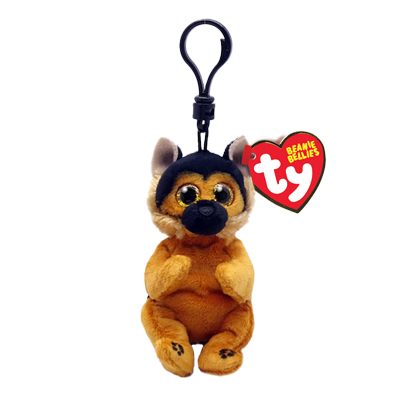 TY Beanie Bellies ACE - German Shepherd Clip