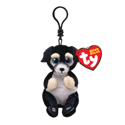 TY Beanie Bellies RANGER - Black Dog Clip