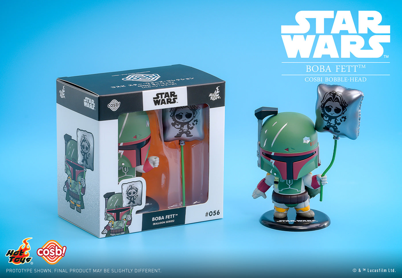 Star Wars - Balloon Cosbi Bobble-Head - Boba Fett