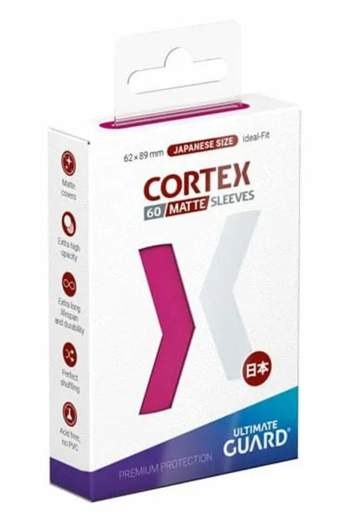 Ultimate Guard Cortex Japanese Sleeves 60ct - Matte Pink