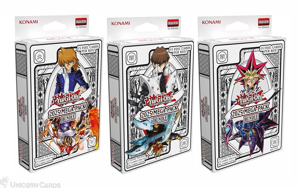 Yu-Gi-Oh! 2025 Mega Pack Booster 3-Pack Tuckbox