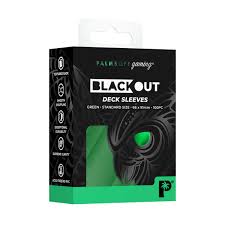 Palms Off Blackout Deck Sleeves (100) Green