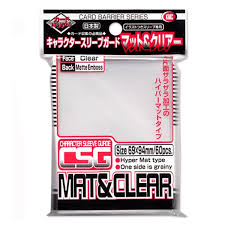 KMC: Full Sized Character Sleeve Guard - Matte & Clear