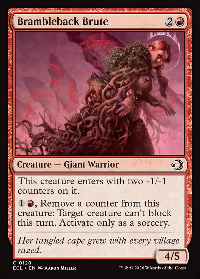 Brambleback Brute - Lorwyn Eclipsed - (ECL) - Foil - Coll # 128 - Hobby ...