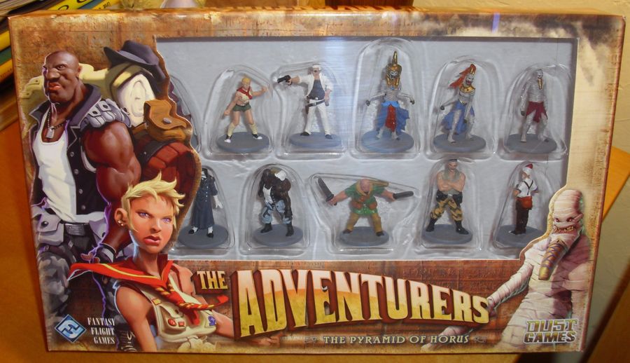 Adventurers: Pyramid of Horus Prepainted Miniatures