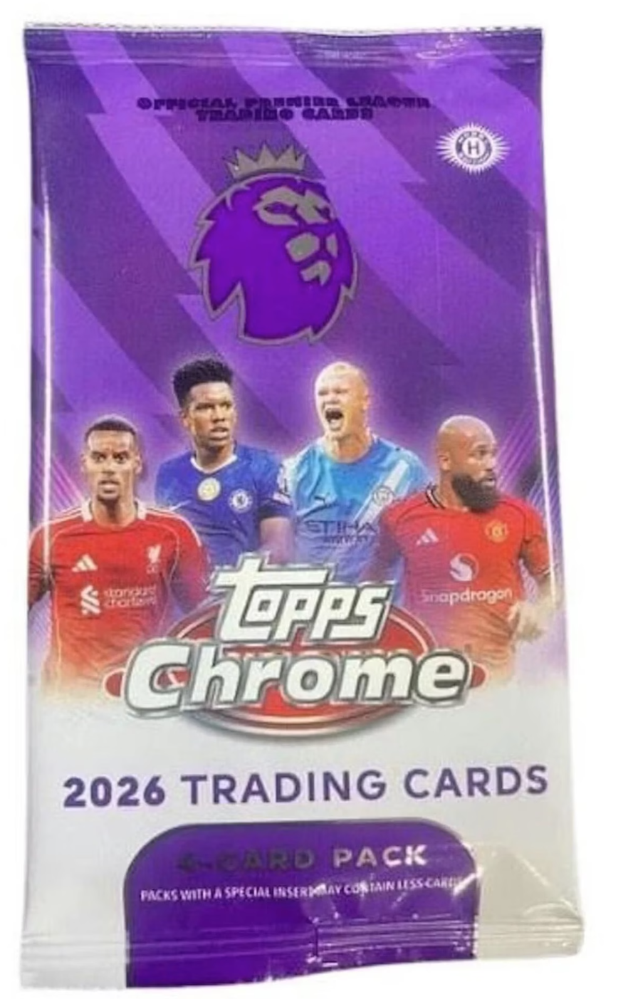 Topps Premier League Chrome 2026 - Hobby Pack