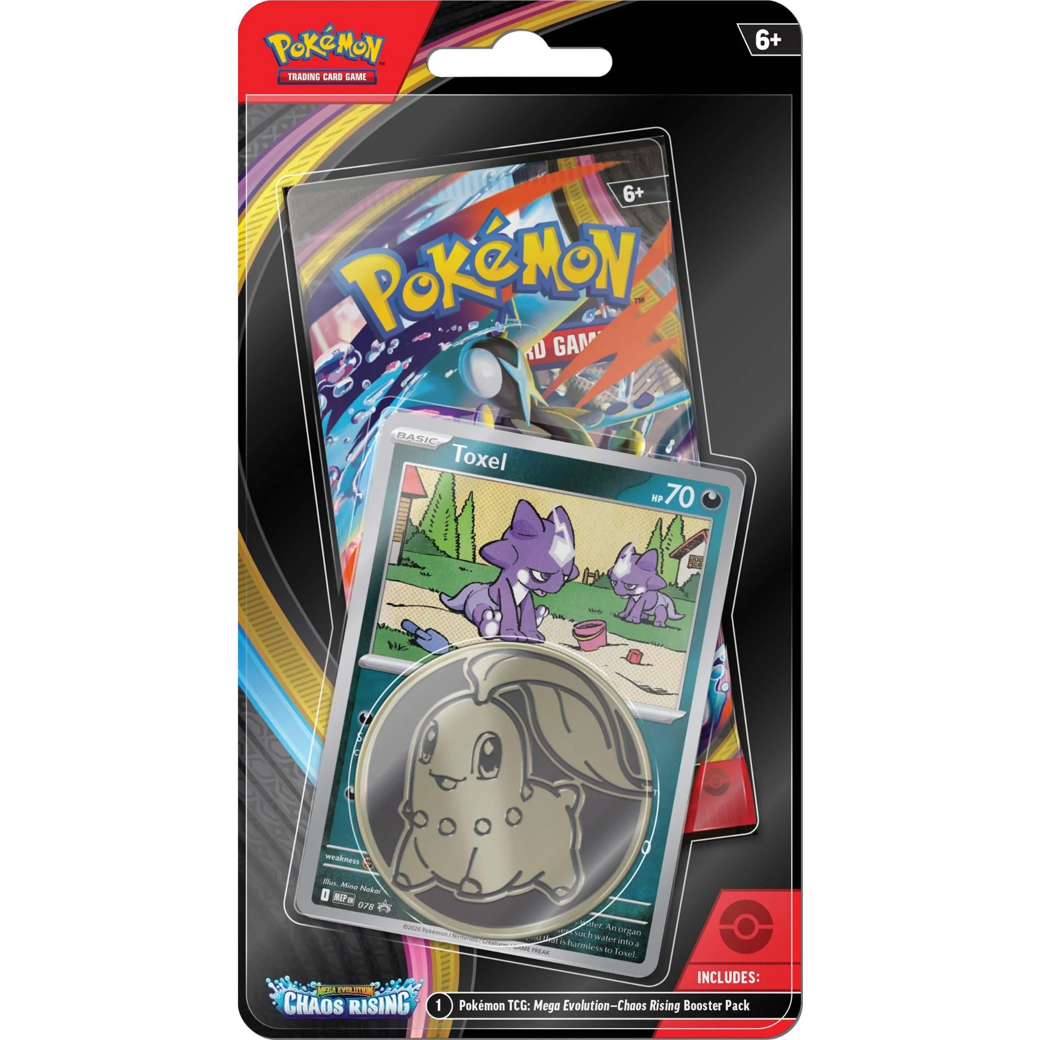 Pokemon TCG Mega Evolutions 4 Chaos Rising Checklane Blister