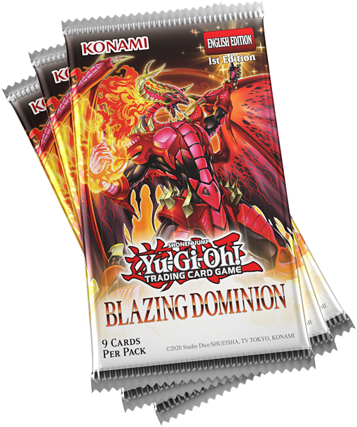 Yu-Gi-Oh! Blazing Dominion 3-Pack Tuckbox