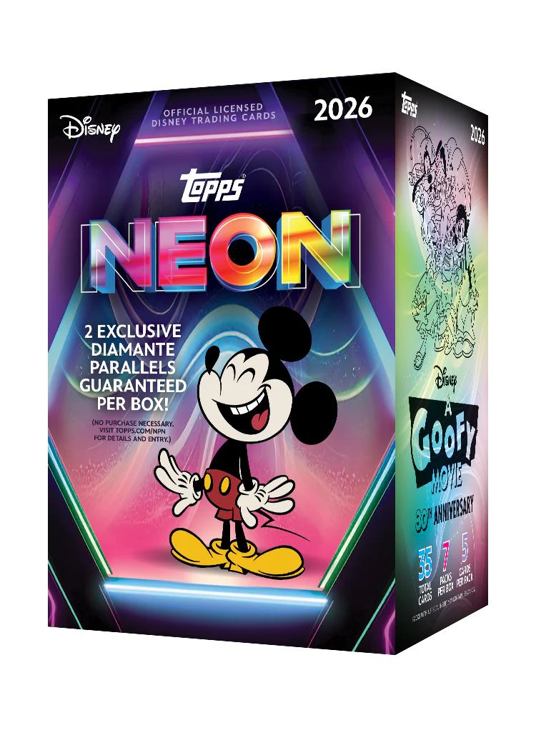 Topps 2026 Disney Neon Value Box