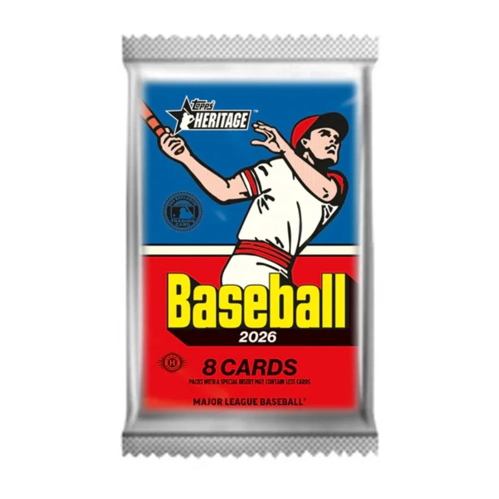 2026 Topps Heritage Baseball - Hobby Box - Booster Pack