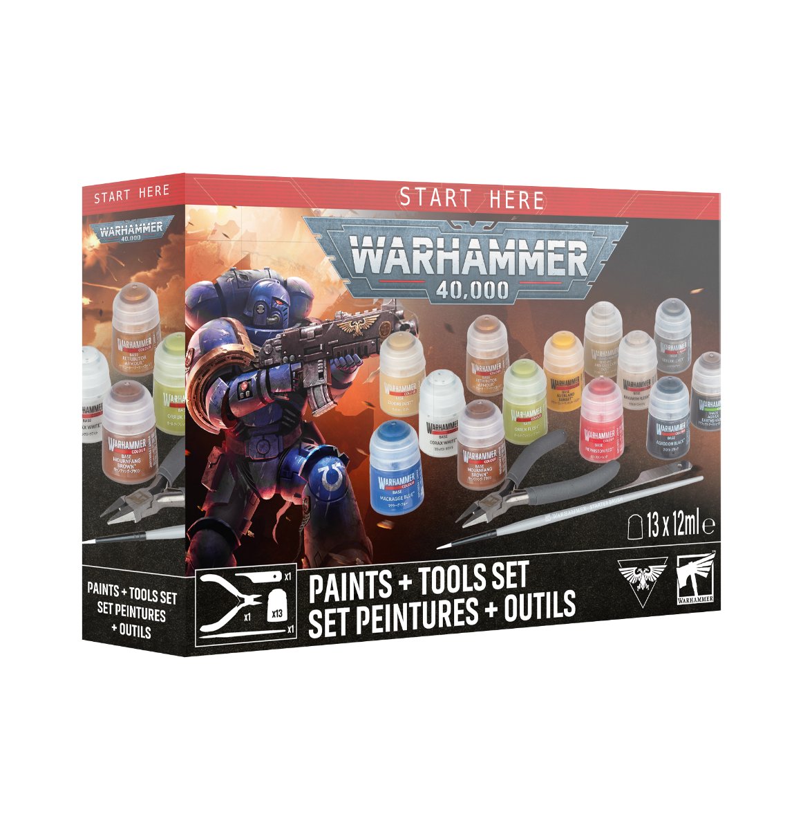 Warhammer 40k: Paints + Tool Set (2026)