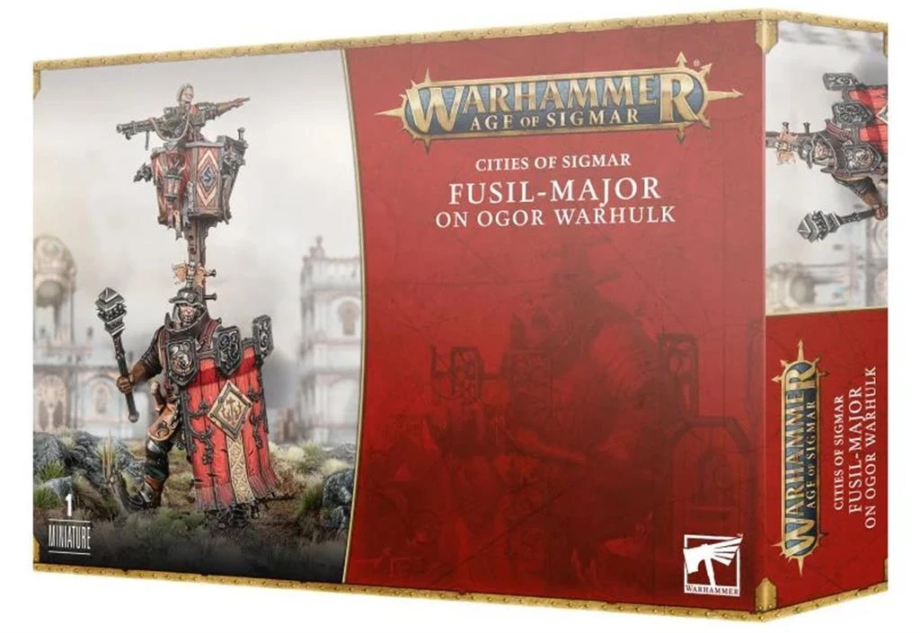 Cities of Sigmar: Fusil-Major On Ogor Warhulk