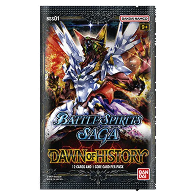 Battle Spirits Saga Card Game Set 01 - Dawn of History Booster Pack