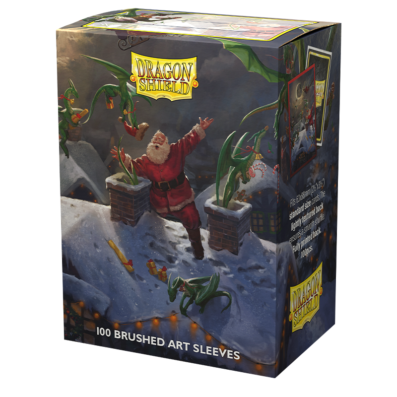 Dragon Shield: Sleeves (100ct) Brushed Art - Christmas 2023