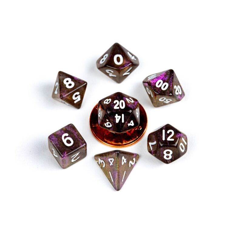MDG - Mini Polyhedral Dice Set: Stardust Supervolcano