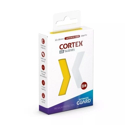 Ultimate Guard Cortex Japanese Sleeves 60ct - Matte Yellow