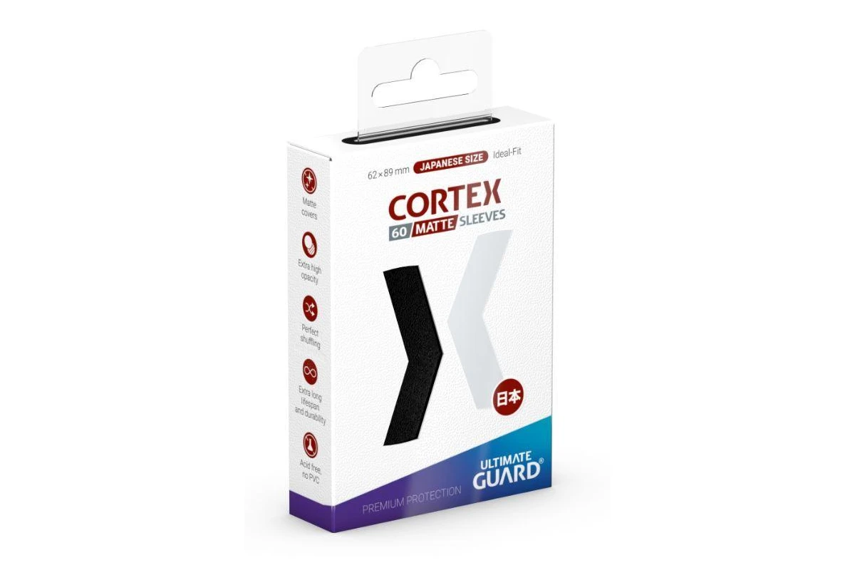 Ultimate Guard Cortex Japanese Sleeves 60ct - Matte Black