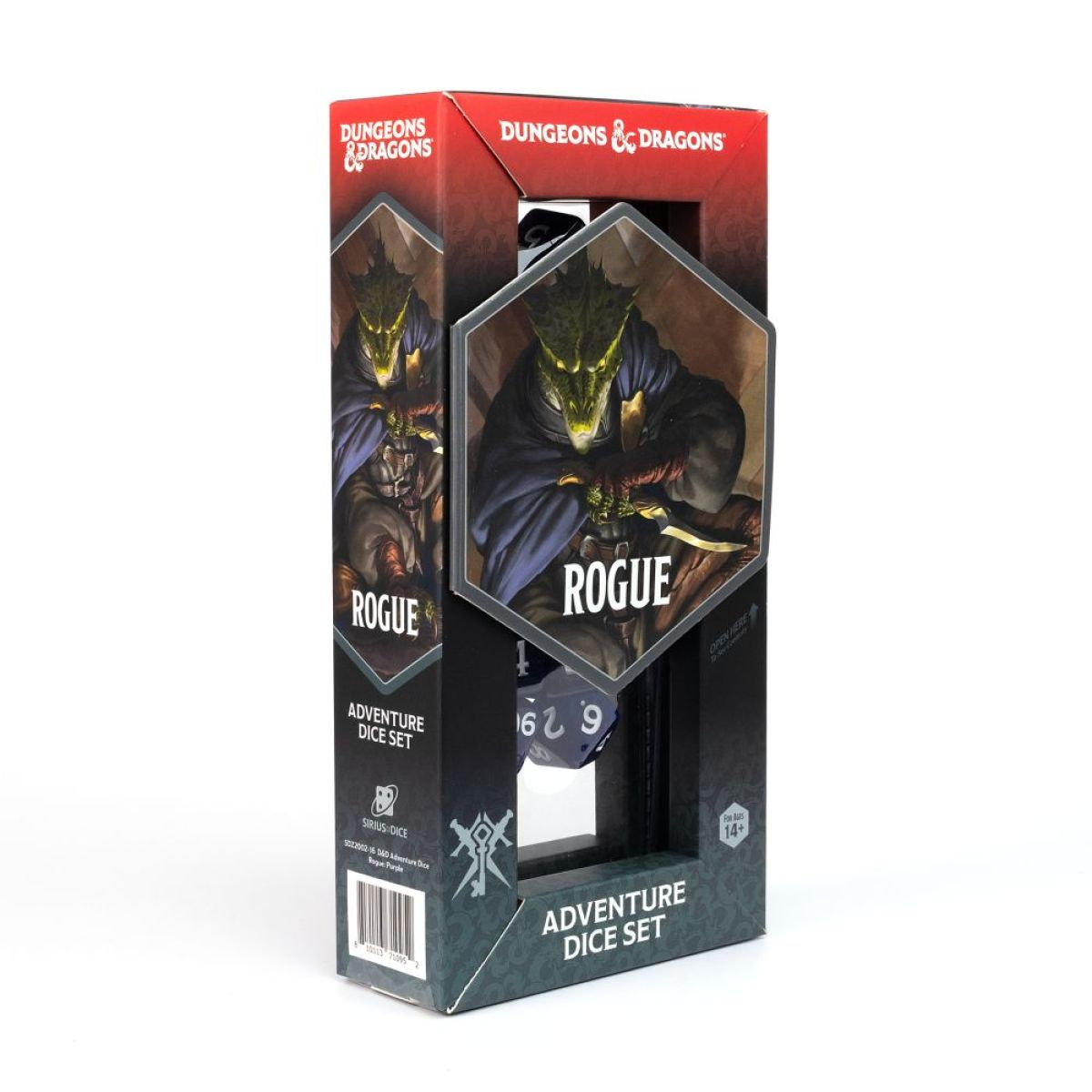 Sirius Dice - D&D Adventure Dice - Rogue - Purple - 15 Dice