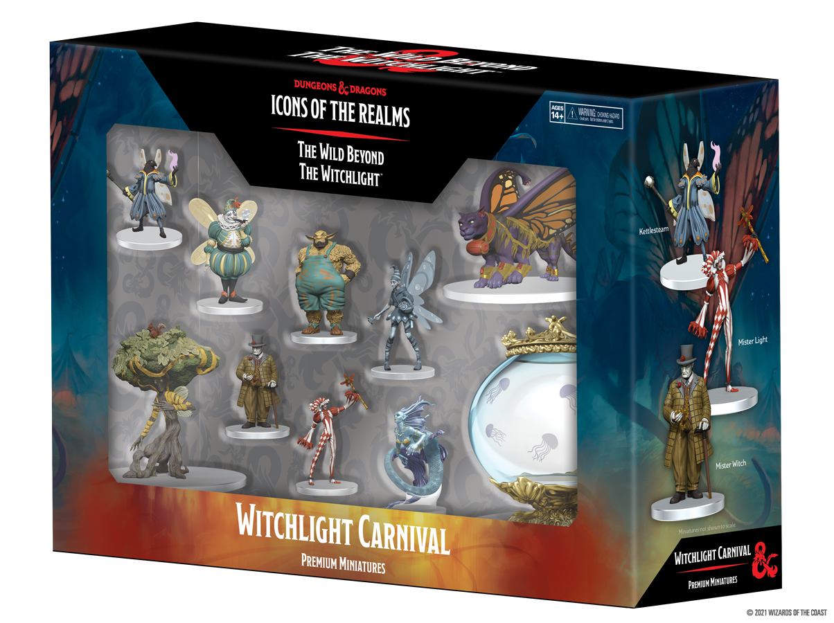 D&D Icons of the Realms Miniatures The Wild Beyond the Witchlight - Witchlight Carnival Premium Set