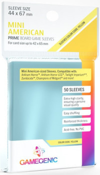 Gamegenic Prime Board Game Sleeves - Mini American (50 Pack)